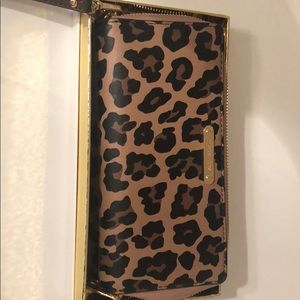 ***michael kors leopard wallet**